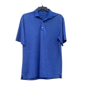 Walter Hagen Mens Golf Shirt Large Blue